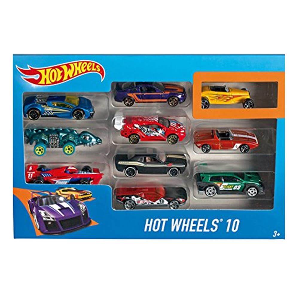 Mattel Hot Wheels 10 Car Gift Pack